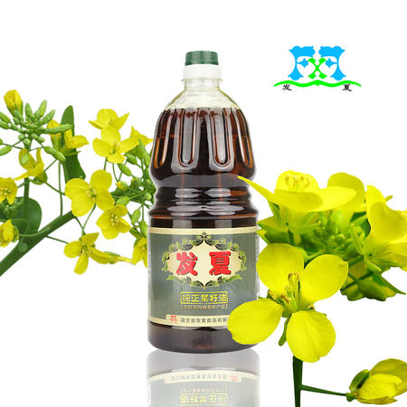 发夏农家非转基因压榨纯菜籽油1.8L 媲美舌尖上的中国徽州菜籽油