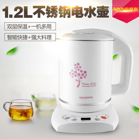 BM12A5花茶壶304不锈钢养生壶煮面料理壶多功能电水壶图片