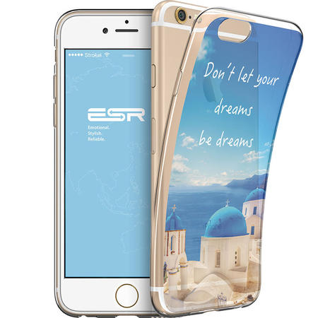 亿色(ESR) 行者寄语系列手机壳/透明风景保护套/手机软壳 适用于iPhon 5.5英寸 梦想靠岸图片