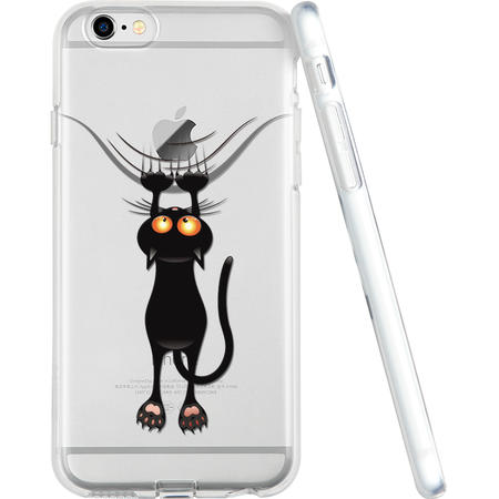 ESR亿色苹果iphone6s Plus 透明简约硅胶手机壳软淘气猫 4.7/5.5