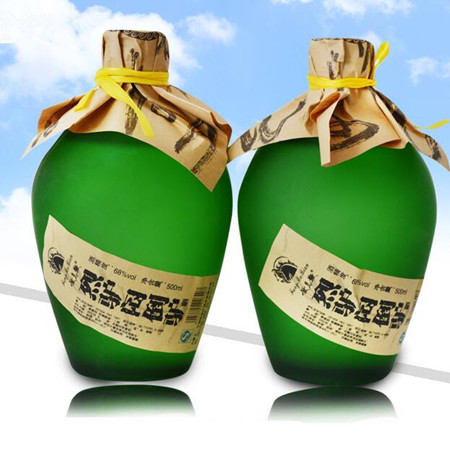 草原特产闷倒驴 白酒500ml 68度白酒坛装纯粮高度原浆 2瓶图片