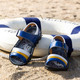 童鞋男童沙滩鞋防滑透气运动跑步户外凉鞋图图童鞋儿童旅游鞋