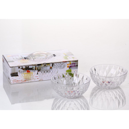 艾格莱雅钻石玻璃碗两件套 A-W7030-5-L2（限团购）图片