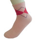 南极人  女士运动休闲中筒大菱形袜子6双混色装 WM0013