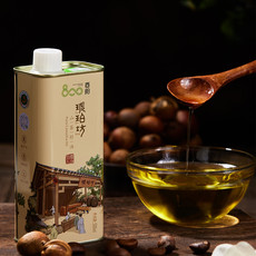 琥珀 酉阳山茶籽油铁听装500ml 有机认证