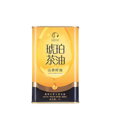  琥珀 酉阳山茶籽油铁听装1L 有机认证