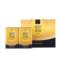 琥珀 酉阳山茶籽油1L两瓶装