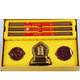 西藏特产 五彩珠峰 扎基寺藏香藏香大礼盒 6捆每捆20根太阳能转经筒一个藏红花一盒香盘一个