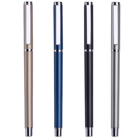 得力deli  S82金属笔杆中性笔 0.5mm水笔/签字笔/碳素笔图片