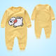 旺贝特婴儿连体衣秋装纯棉宝宝哈衣爬爬服0-3-6-12个月新生儿衣服W02-521款