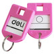 得力/DELI得力钥匙牌9330 彩色分类管理钥匙扣 钥匙保管箱使用 24个/筒 混色