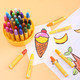 得力/DELI 72092油画棒24色小学生幼儿园涂鸦绘画初学宝宝儿童蜡笔
