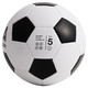得力/DELI 安格耐特F1203_PVC机缝足球(黑+白)  5号足球