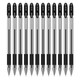 得力 s55中性笔 碳素笔水笔 签字笔 文具书写笔0.5黑笔 中性笔 12只装