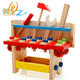木丸子 儿童益智力木制仿真工具台 拼装拆装螺母组合玩具