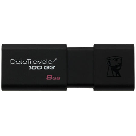 金士顿（Kingston）DT100G3 8GB USB 3.0 U盘 黑色