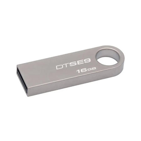 金士顿（Kingston） DataTraveler SE9 16GB 金属U盘 银色