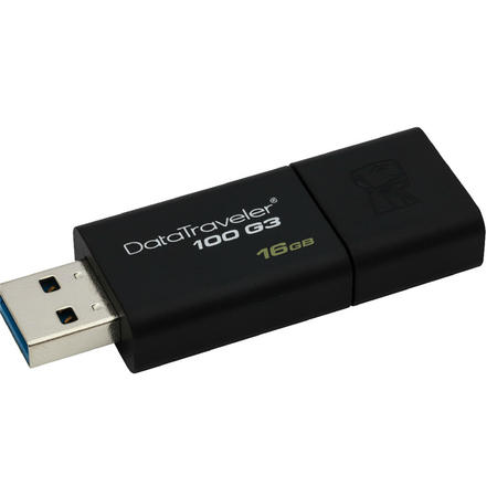 金士顿（Kingston）DT100G3 16GB USB 3.0 U盘 黑色图片