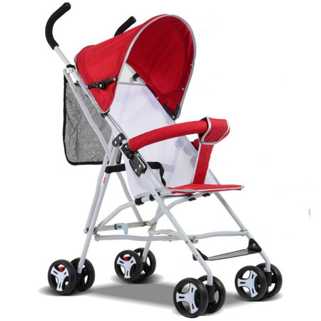 华婴 童车BB儿童伞车 轻便折叠易携带婴儿四轮推车可上机图片