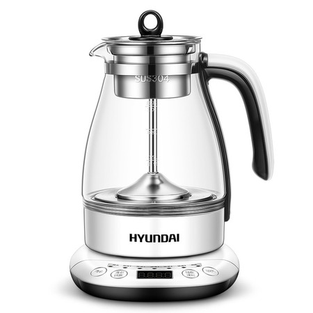 韩国现代（HYUNDAI）煮茶器煮茶壶蒸汽全自动黑茶蒸茶器泡茶花茶蒸茶养生壶QC-ZC1155