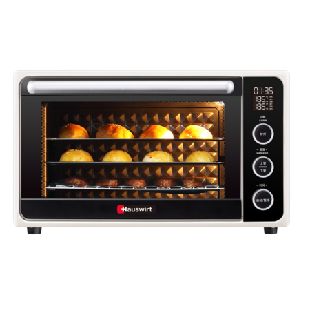 海氏hauswirt电烤箱搪瓷电子式多功能智能32l升大容量烤箱i3