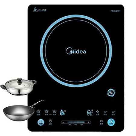 美的/MIDEA 电磁炉2200W功率池电磁炉匀火触摸速热爆炒电磁炉RH2275