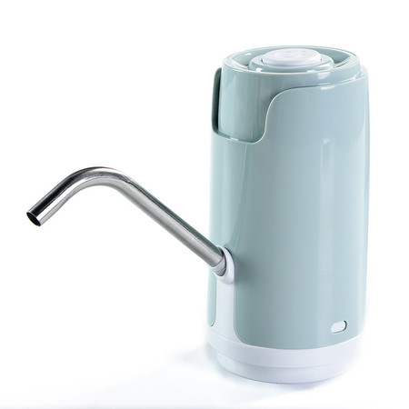 贝瑟斯 桶装水抽水器充电饮水机水磊家用电动纯净水桶压水器自动上水器出水北欧灰BS-4782