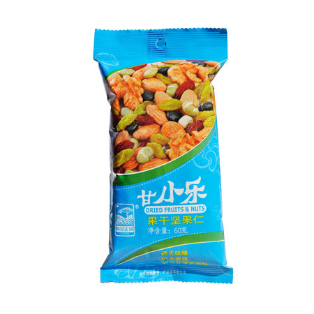 阿甘正馔 甘小乐混合坚果休闲零食炒货60g*10袋