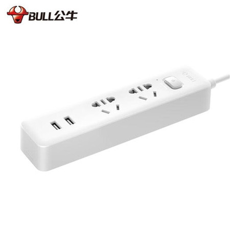 公牛（BULL)USB插座接线板GNV-UUA122智能插排转换器拖线插板1.5M图片