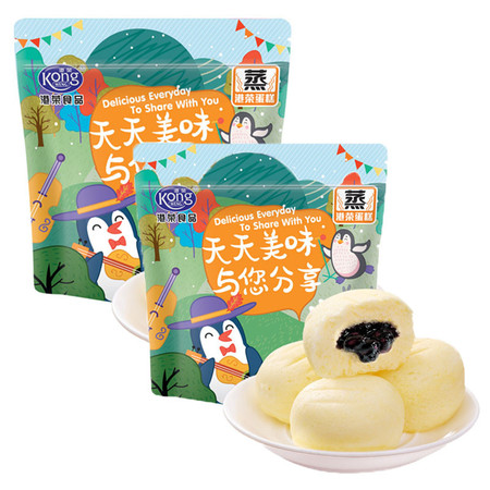 港荣 营养早餐食品  休闲零食小吃325g*2袋（ 蓝莓/椰香）