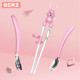 贝氏(BERZ)贝贝兔学习筷+不锈钢叉勺套装/BZ-8608-2