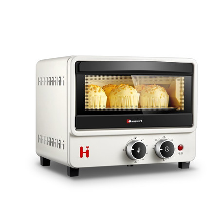  海氏/HAUSWIRT 白色网红立式12L控温智能烤箱蛋糕电烤箱B08图片