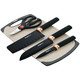拜格（BAYCO） 黑面喷漆刀具剪刀菜板5件套CJTZ-979