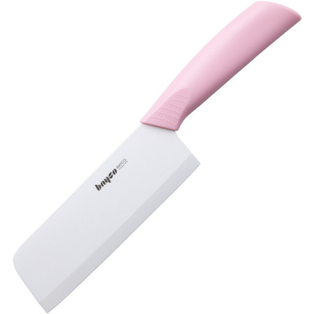 拜格（BAYCO） 菜刀陶瓷刀免磨刀粉色6寸切片刀BD8034