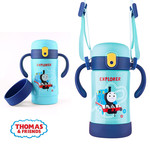 托马斯amp;朋友儿童保温杯260ml带吸管儿童水杯便携手柄背带两用儿童保温壶MT9036
