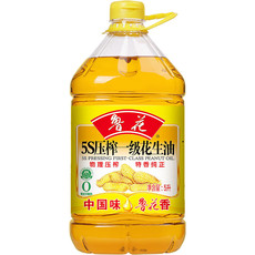 鲁花 食用油5S压榨工艺 一级 花生油5L