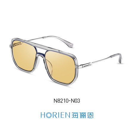 海俪恩新品太阳镜时尚百搭文艺复古潮流时髦男女同款太阳镜N8210