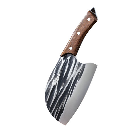 拜格（BAYCO） 菜刀前切后斩刀具手工锤纹锻打砍骨刀切菜刀切片刀BD3416