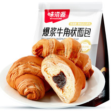 【立减3】味滋源 爆浆牛角状面包100g*2袋