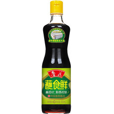 鲁花 自然鲜蘸食鲜酱油压榨原汁特级生抽500ml/瓶