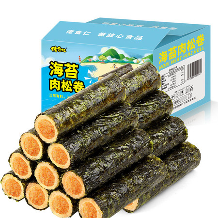 佬食仁 海苔肉松卷450g/箱图片