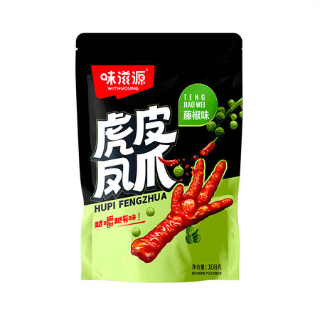 味滋源 藤椒凤爪网红零食鸡爪108g图片