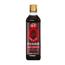 海天 0添加金标陈醋酿造酸菜腌制炒菜凉拌调味品450ml/瓶