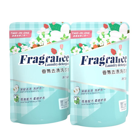 蓝漂(Lampure) 竹叶情香氛洗衣液300g*2包