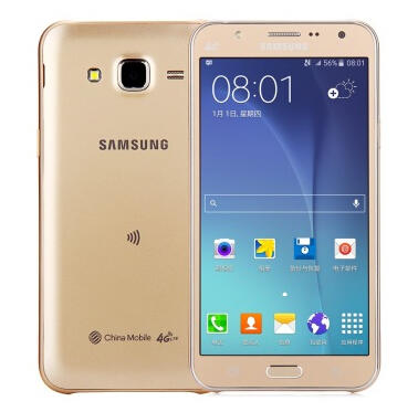 三星 Galaxy J7（J7008）金色 移动4G手机