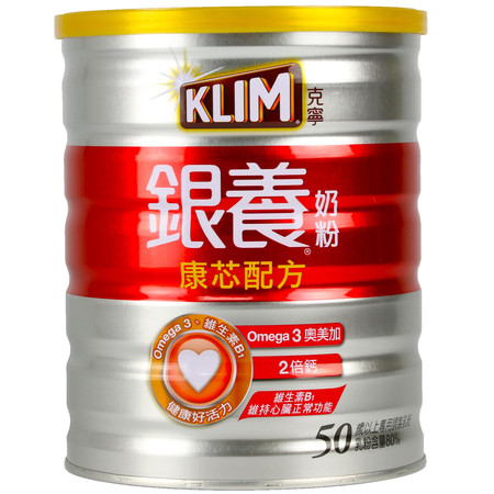 [台灣製造進口] 克寧_銀養奶粉-康芯配方-750g/罐