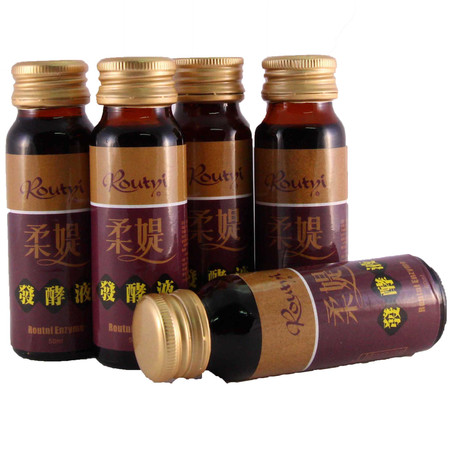 [台灣製造進口] 柔媞_混合發酵果蔬濃縮飲料-50ml*6瓶/盒