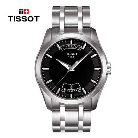 天梭 Tissot-库图系列  机械男表  男士手表 腕表  T035.407.11.051.00图片