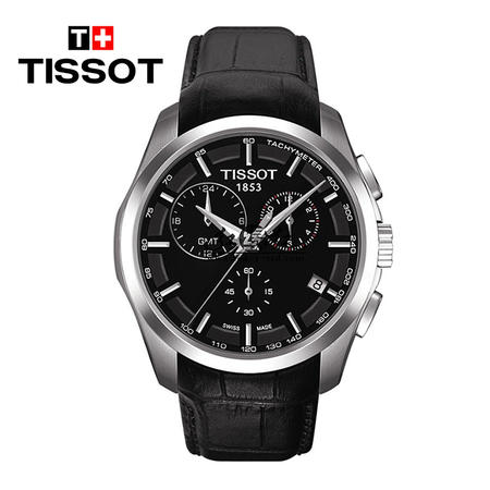 天梭 Tissot-库图系列  石英男表腕表 男士手表  T035.439.16.051.00