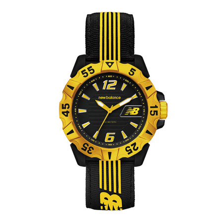 New Balance 新百伦 橡胶喷涂腕表 手表 28-504-004黄色图片